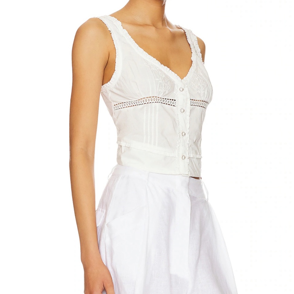 Free People Kerry Tank in Optic White